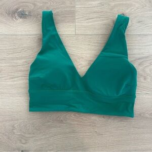 Green Lululemon Align V-Neck with light support. - size 4
